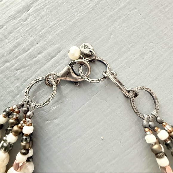 Silpada 925 Sterling Silver & Pearls Multi Strand Bracelet - Picture 4 of 10